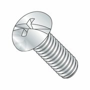 NEWPORT FASTENERS #10-32 x 3/4 in Combination Phillips/Slotted Round Machine Screw, Zinc Plated Steel, 100 PK 588107-100